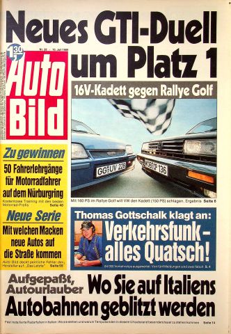 Deckblatt Auto Bild (28/1989)